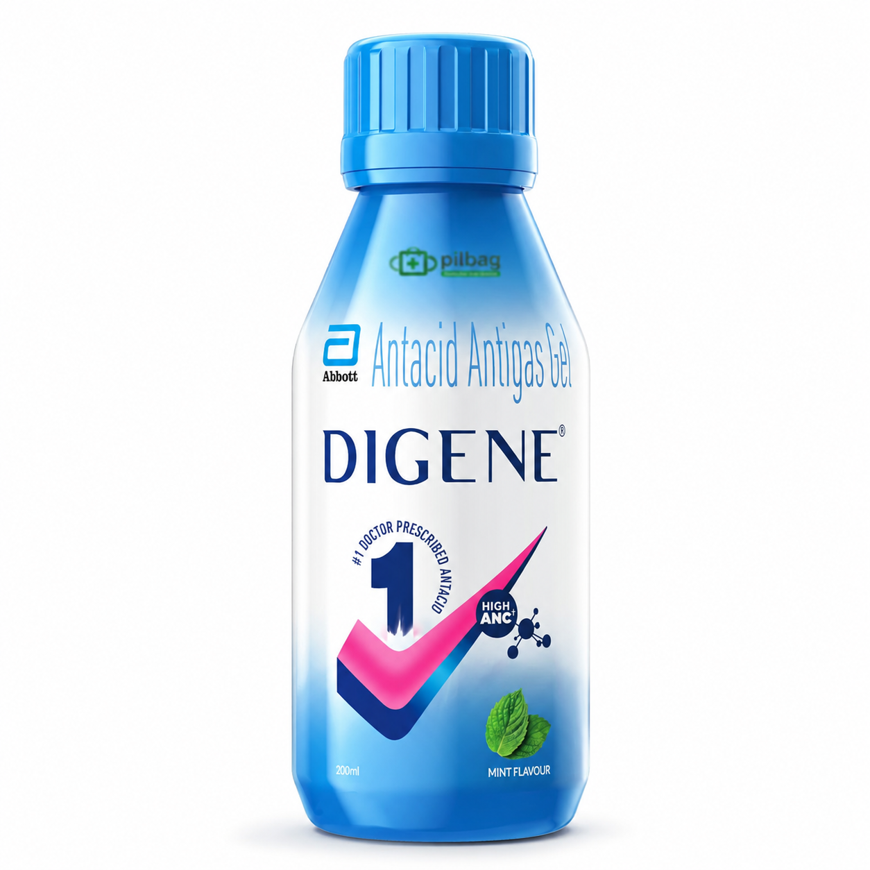 Digene Antacid Antigas Gel | For Acidity, Gas, Heartburn & Stomach Care | Flavour Mint
